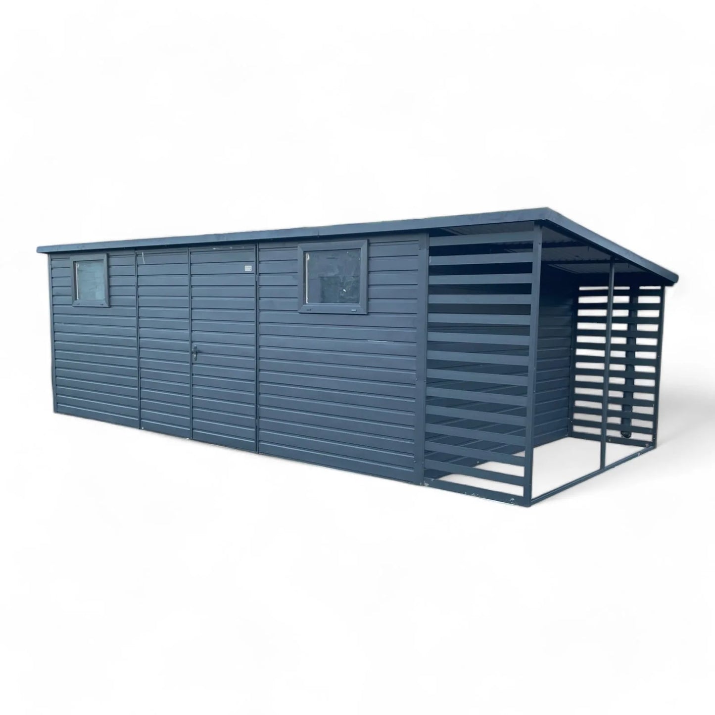 Zahradní domek 7x3m + dřevník - P