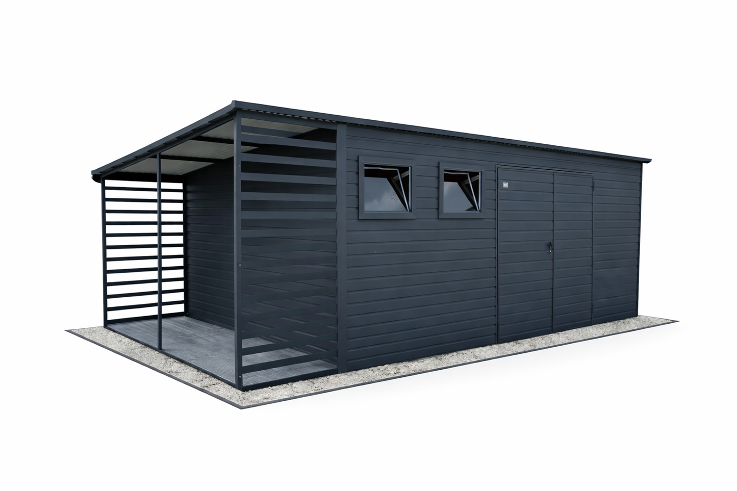 Zahradní domek 6x3m + dřevník