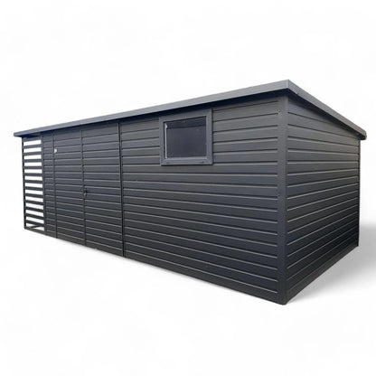 Zahradní domek 6x3m + dřevník