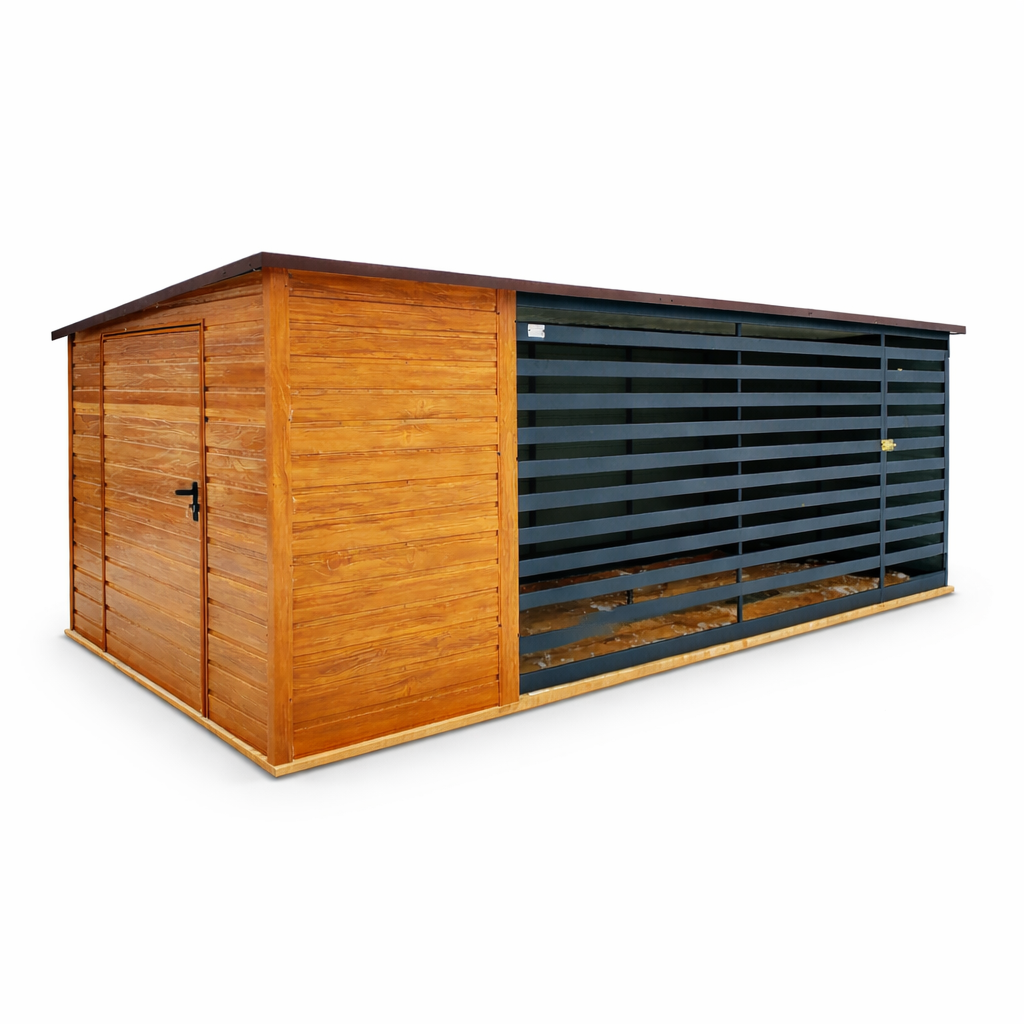 Kotec pro psa s prostorem 4x2m