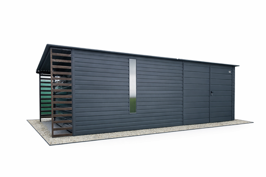 Zahradní domek 6x3m + dřevník