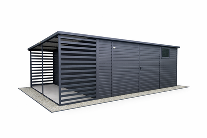 Zahradní domek 6x3m + dřevník