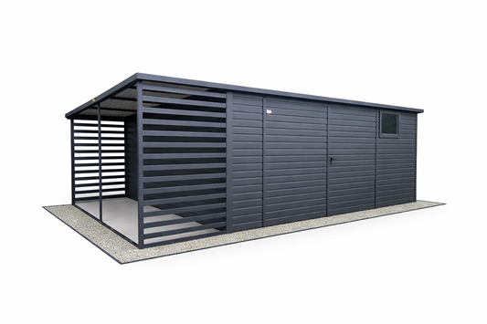 Zahradní domek 6x3m + dřevník