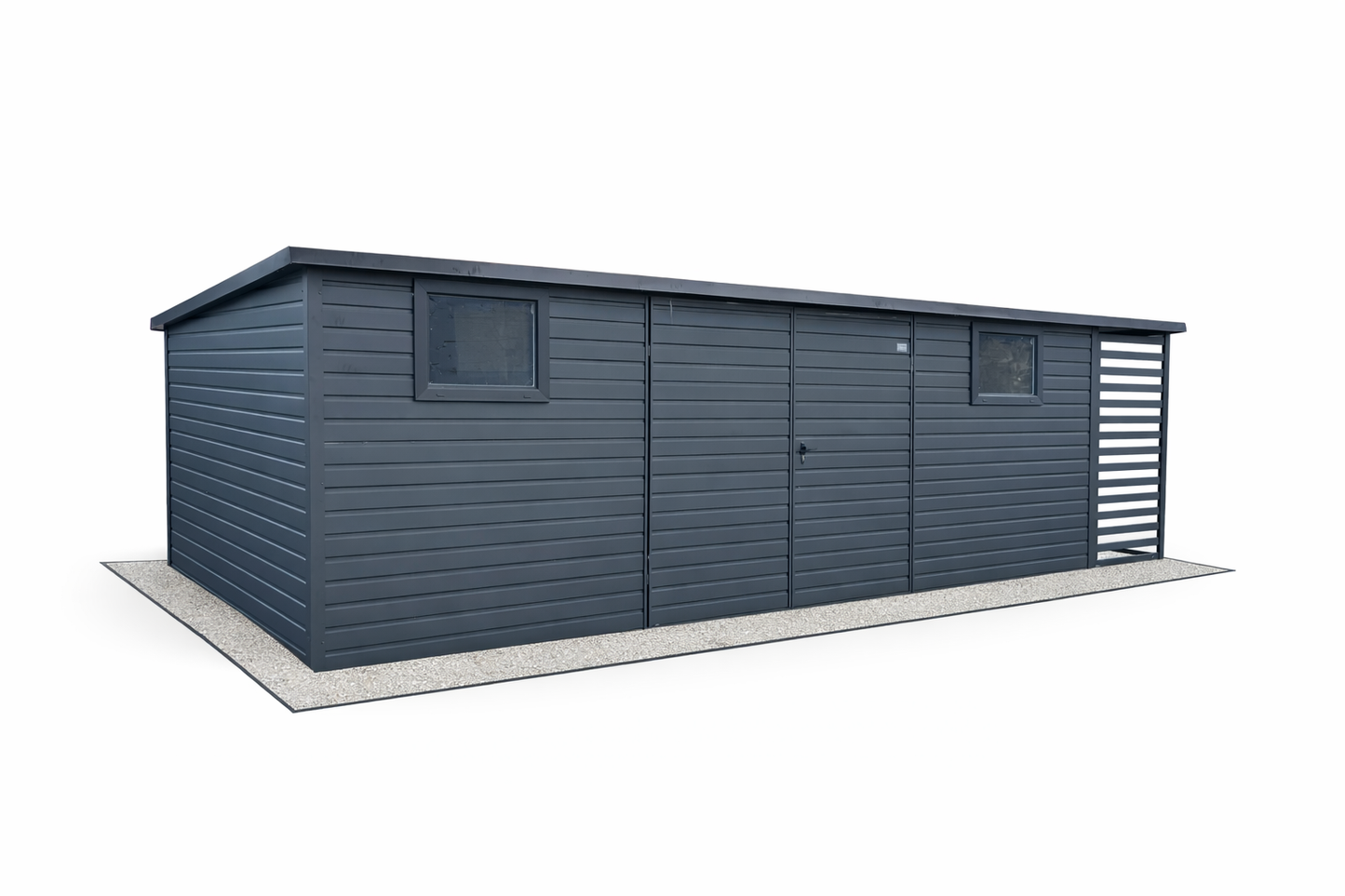 Zahradní domek 7x3m + dřevník - P